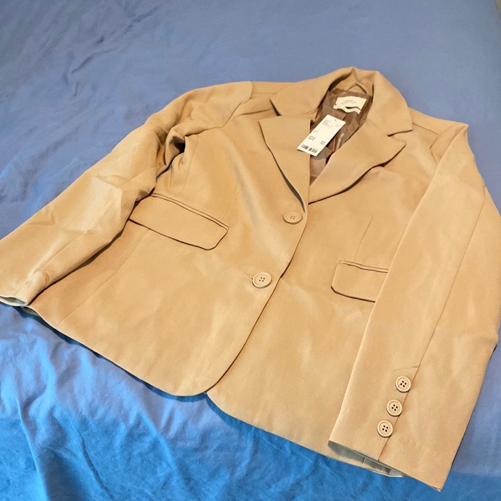 Urban outfitters camel blazer